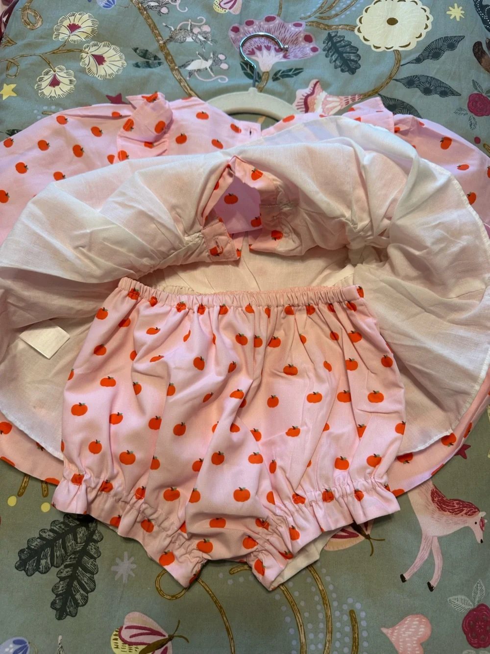 Girls 2T Pink Pumpkin Set